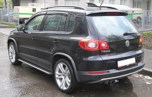 Дефлекторы окон (ветровики) Volkswagen Tiguan с 2008-2016 г.в.