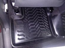 Полиуретановые ковры Chery Tiggo 3 (2016-) (3D с подпятником)