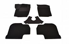 Ковры резиновые для Skoda Rapid (NH) 3D (2013) / VW Polo LB (2020-) / Seat Toledo IV (NH) 3D (2012-2019) Sota