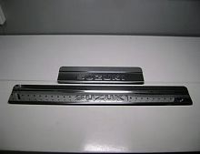 Накладки на пороги Suzuki SX4 (S-Cross) (2013-2022) (Cтуп) (Штамп)