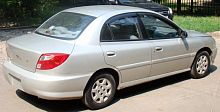 Дефлекторы окон (ветровики) KIA RIO с 2000-2005 г.в. Sedan