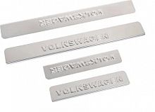Накладки на пороги Volkswagen Passat B2/B3-4/B5/B6/B7 (19981-2010) (Штамп)