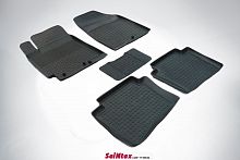 Ковры резиновые Hyundai SOLARIS, 2010-2016/ KIA RIO III, 2011-2017, Борт