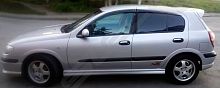 Дефлекторы окон (ветровики) Nissan Almera (N16) c 2000 г.в. Hb 5d