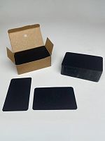 Карточки для записи иностранных слов 8,7х5,2 см, 200 шт., черные