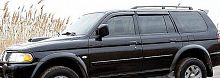Дефлекторы окон (ветровики) Mitsubishi Pajero Sport с 1998-2007 г.в./Challenger с 1999-2008 г.в.