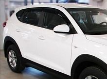 Дефлекторы окон (ветровики) Hyundai Tucson c 2015-2020 г.в.