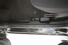 Накладки на ковролин порогов Renault Duster (2010-2014)/ Nissan Terrano (2014-2015)