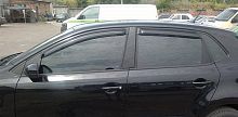 Дефлекторы окон (ветровики) Volkswagen Polo 5 5d с 2010 г.в. Hb